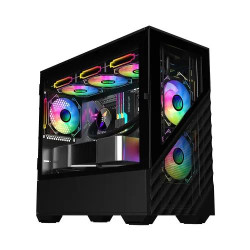 1STPLAYER D7 ATX Gaming Casing Black 1STPLAYER D7 ATX Gaming Casing Black