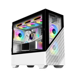 1STPLAYER D7 ATX Gaming Casing White 1STPLAYER D7 ATX Gaming Casing White