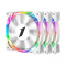 1STPLAYER M3 ARGB 3 in 1 Combo Casing Cooling Fan White with Controller and Hub 1STPLAYER M3 ARGB 3 in 1 Combo Casing Cooling Fan White with Controller and Hub
