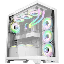 1STPLAYER Mi8 White ATX Gaming Casing 1STPLAYER Mi8 White ATX Gaming Casing