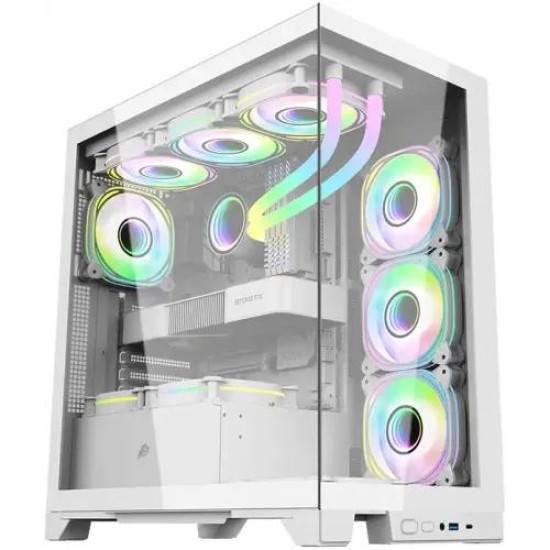 1STPLAYER Mi8 White ATX Gaming Casing 1STPLAYER Mi8 White ATX Gaming Casing