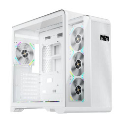 1STPLAYER RT7 White Mid Tower ATX Gaming Casing Without Case Fan 1STPLAYER RT7 White Mid Tower ATX Gaming Casing Without Case Fan
