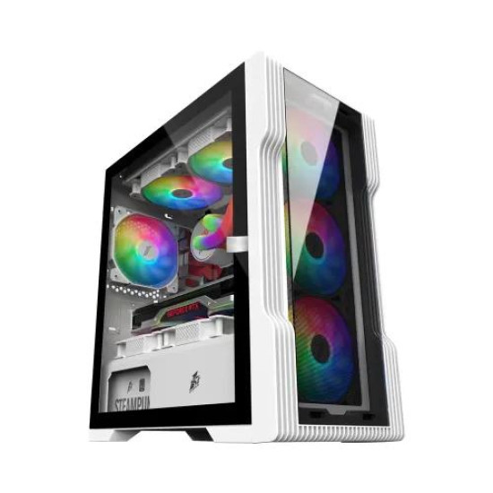 1STPLAYER T3-G mATX Gaming Casing White 1STPLAYER T3-G mATX Gaming Casing White