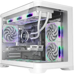 1STPLAYER UV6 M-ATX Mid Tower Gaming Casing White 1STPLAYER UV6 M-ATX Mid Tower Gaming Casing White