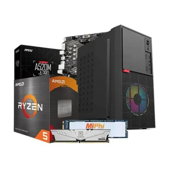 AMD Ryzen 5 5600G Budget Desktop PC