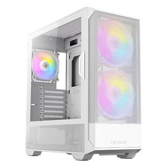 Antec NX416L White ARGB ATX Mid-Tower Gaming Casing Antec NX416L White ARGB ATX Mid-Tower Gaming Casing