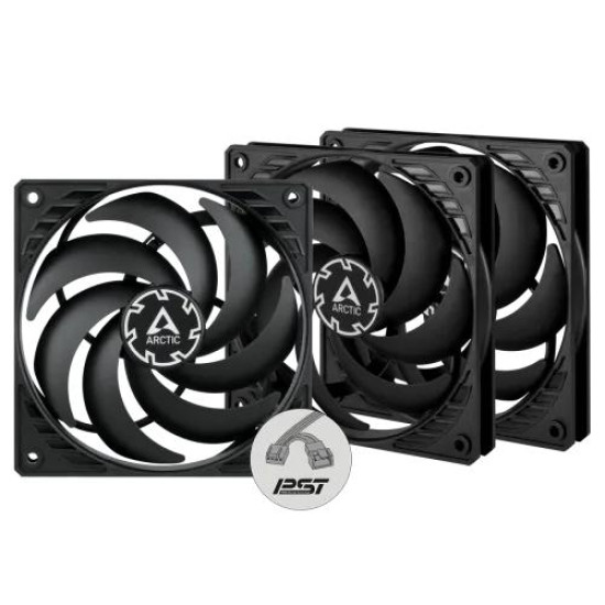 Arctic P12 Slim PWM PST 120 mm 3 Pack Casing Fan