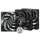 Arctic P12 Slim PWM PST 120 mm 3 Pack Casing Fan
