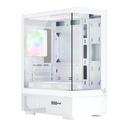 ARS Snow J-330-1 ARGB mATX Gaming Casing White ARS Snow J-330-1 ARGB mATX Gaming Casing White