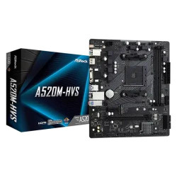 ASRock A520M-HVS AMD AM4 Micro ATX Motherboard ASRock A520M-HVS AMD AM4 Micro ATX Motherboard