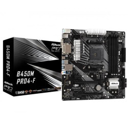 Asrock B450M Pro4-F AMD Motherboard Asrock B450M Pro4-F AMD Motherboard