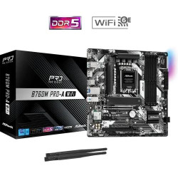 ASRock B760M Pro-A WiFi DDR5 Micro ATX Motherboard ASRock B760M Pro-A WiFi DDR5 Micro ATX Motherboard