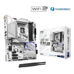 ASRock Z890 Pro RS WiFi White LGA1851 DDR5 ATX Motherboard ASRock Z890 Pro RS WiFi White LGA1851 DDR5 ATX Motherboard