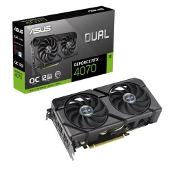ASUS Dual GeForce RTX 4070 EVO OC Edition 12GB GDDR6X Graphics Card ASUS Dual GeForce RTX 4070 EVO OC Edition 12GB GDDR6X Graphics Card