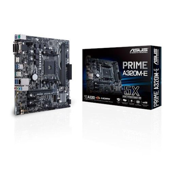 Asus Prime A320M-E AMD AM4 uATX Motherboard Asus Prime A320M-E AMD AM4 uATX Motherboard