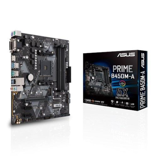 ASUS PRIME B450M-A AMD mATX Motherboard ASUS PRIME B450M-A AMD mATX Motherboard