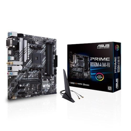 Asus Prime B550M-A Wi-Fi AMD Micro ATX Motherboard Asus Prime B550M-A Wi-Fi AMD Micro ATX Motherboard