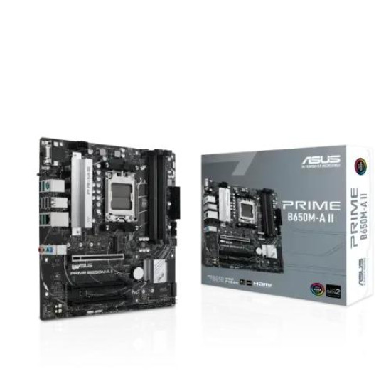 Asus PRIME B650M-A II AM5 mATX Motherboard Asus PRIME B650M-A II AM5 mATX Motherboard