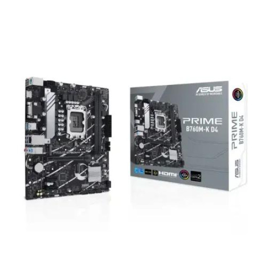 Asus PRIME B760M-K D4 mATX Motherboard Asus PRIME B760M-K D4 mATX Motherboard