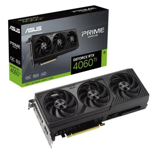 ASUS Prime GeForce RTX 4060 Ti OC Edition 8GB GDDR6 Graphics Card ASUS Prime GeForce RTX 4060 Ti OC Edition 8GB GDDR6 Graphics Card