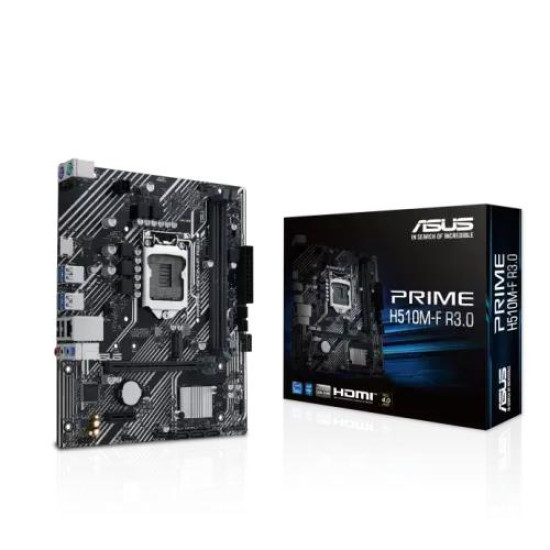 ASUS PRIME H510M-F R3.0 LGA1200 Micro-ATX Motherboard ASUS PRIME H510M-F R3.0 LGA1200 Micro-ATX Motherboard