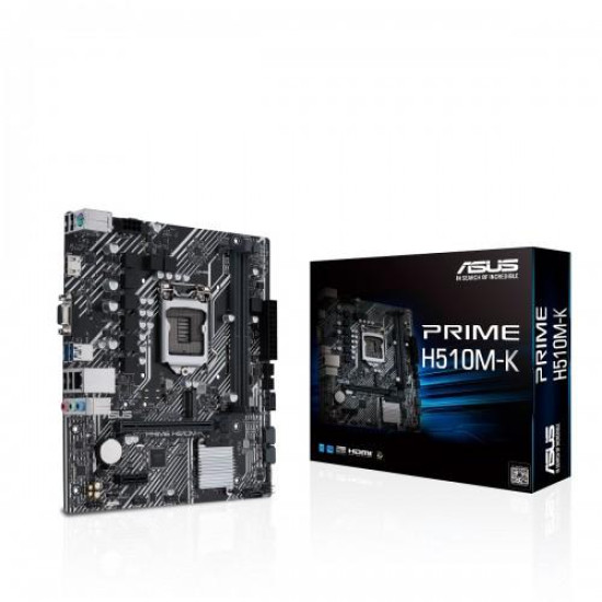 Asus Prime H510M-K Intel 10th and 11th Gen Micro-ATX Motherboard Asus Prime H510M-K Intel 10th and 11th Gen Micro-ATX Motherboard