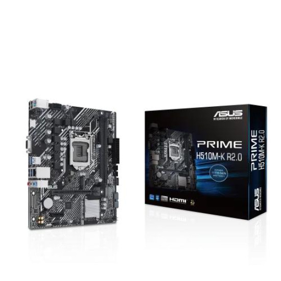 ASUS PRIME H510M-K R2.0 10th and 11th Gen Micro-ATX Motherboard