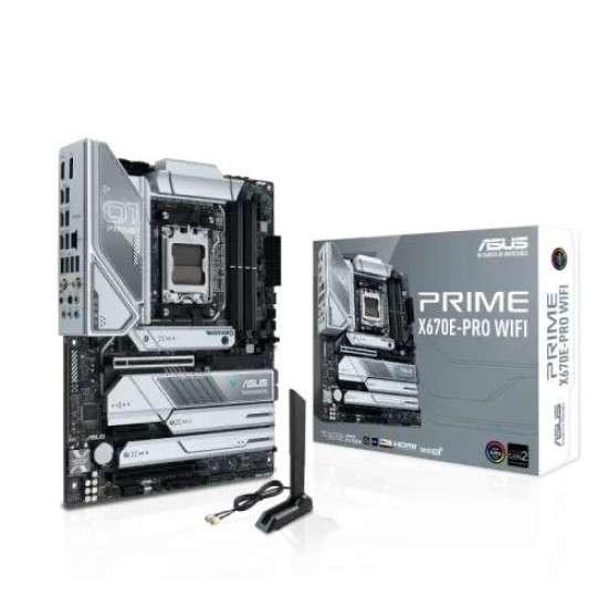 Asus PRIME X670E-PRO WIFI-CSM DDR5 AM5 ATX Motherboard Asus PRIME X670E-PRO WIFI-CSM DDR5 AM5 ATX Motherboard