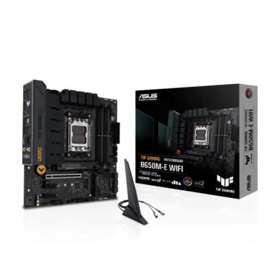 Asus TUF GAMING B650M-E WIFI AMD AM5 micro-ATX Motherboard Asus TUF GAMING B650M-E WIFI AMD AM5 micro-ATX Motherboard