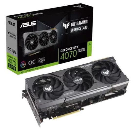 ASUS TUF Gaming GeForce RTX 4070 SUPER 12GB GDDR6X OC Edition Graphics Card ASUS TUF Gaming GeForce RTX 4070 SUPER 12GB GDDR6X OC Edition Graphics Card