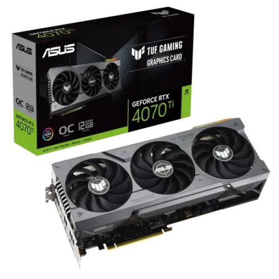 ASUS TUF Gaming GeForce RTX 4070 Ti 12GB GDDR6X OC Edition Graphics Card ASUS TUF Gaming GeForce RTX 4070 Ti 12GB GDDR6X OC Edition Graphics Card