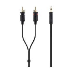 Belkin F3Y116BT2M 2 Meter 3.5mm to 2 RCA Audio Cable