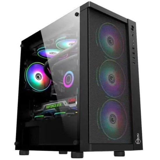 Carbono CG02XZM M-ATX Mid Tower Gaming Casing Carbono CG02XZM M-ATX Mid Tower Gaming Casing