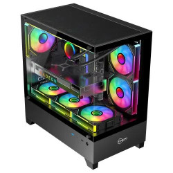 Carbono CG360TB Black M-ATX Mid Tower Gaming Casing Carbono CG360TB Black M-ATX Mid Tower Gaming Casing