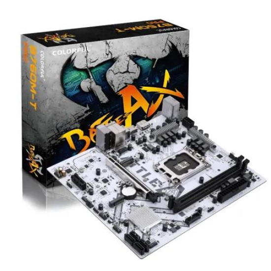 Colorful BATTLE-AX B760M-T PRO V20 mATX Motherboard Colorful BATTLE-AX B760M-T PRO V20 mATX Motherboard