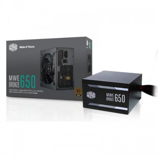 Cooler Master MWE 650W V2 Non-Modular 80 Plus Bronze Certified Power Supply Cooler Master MWE 650W V2 Non-Modular 80 Plus Bronze Certified Power Supply