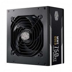 Cooler Master MWE Gold 750 V2 Full Modular 750W 80 Plus Gold Power Supply Cooler Master MWE Gold 750 V2 Full Modular 750W 80 Plus Gold Power Supply