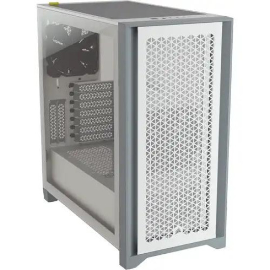 Corsair 4000D AIRFLOW Tempered Glass Mid-Tower ATX Casing White Corsair 4000D AIRFLOW Tempered Glass Mid-Tower ATX Casing White