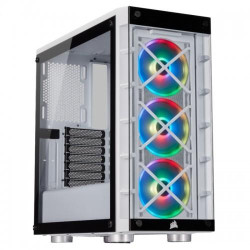 Corsair iCUE 465X RGB Mid-Tower ATX Smart Casing (White) Corsair iCUE 465X RGB Mid-Tower ATX Smart Casing (White)