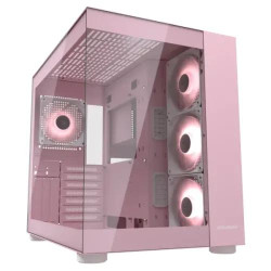 Cougar FV150 RGB Dual Chamber Mid Tower ATX Gaming Casing Pink Cougar FV150 RGB Dual Chamber Mid Tower ATX Gaming Casing Pink