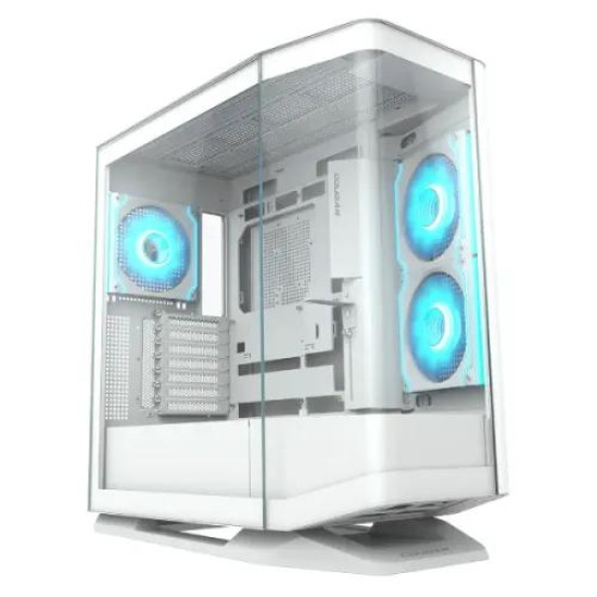 Cougar FV270 RGB Mid Tower E-ATX Gaming Casing White Cougar FV270 RGB Mid Tower E-ATX Gaming Casing White