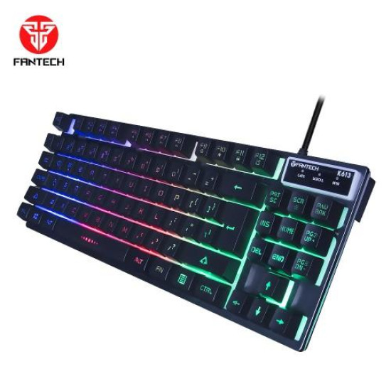 Fantech K613 (With Out Num Pad) Fighter TKL || Gaming Keyboard Black Fantech K613 (With Out Num Pad) Fighter TKL || Gaming Keyboard Black