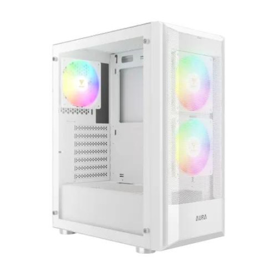 Gamdias AURA GC6 WH RGB ATX Mid-Tower Gaming Casing Gamdias AURA GC6 WH RGB ATX Mid-Tower Gaming Casing