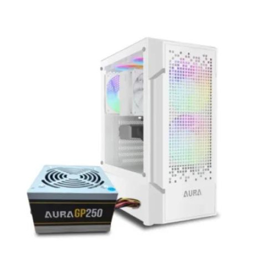 Gamdias AURA GC7 WH ARGB ATX Mid-Tower Casing With 250W PSU Gamdias AURA GC7 WH ARGB ATX Mid-Tower Casing With 250W PSU