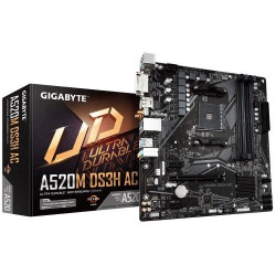 GIGABYTE A520M DS3H AC Ultra Durable AM4 Micro-ATX Motherboard GIGABYTE A520M DS3H AC Ultra Durable AM4 Micro-ATX Motherboard