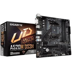 Gigabyte A520M DS3H Micro-ATX AMD AM4 Motherboard Gigabyte A520M DS3H Micro-ATX AMD AM4 Motherboard