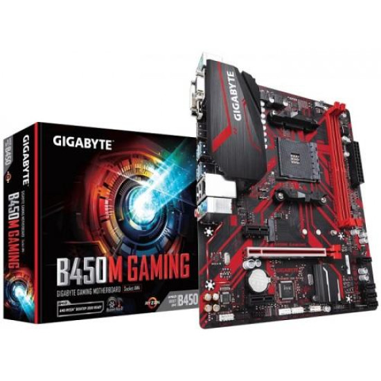 Gigabyte AMD B450M Gaming Motherboard Gigabyte AMD B450M Gaming Motherboard