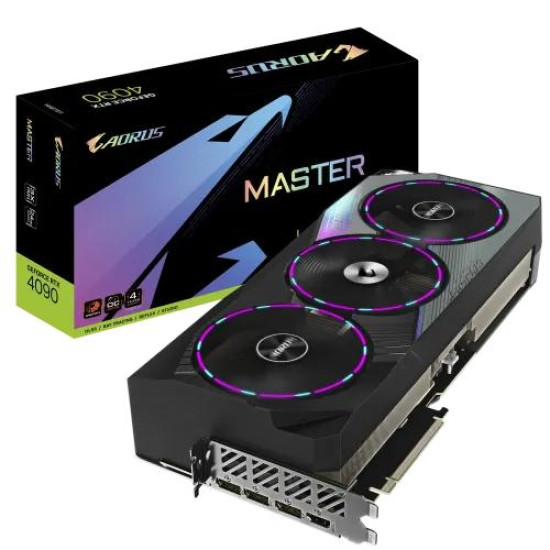GIGABYTE AORUS GeForce RTX 4090 MASTER 24GB GDDR6X Graphics Card GIGABYTE AORUS GeForce RTX 4090 MASTER 24GB GDDR6X Graphics Card