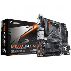 Gigabyte B450 AORUS M AMD Micro ATX Motherboard Gigabyte B450 AORUS M AMD Micro ATX Motherboard