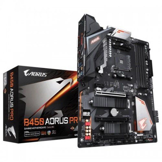Gigabyte B450 AORUS PRO AM4 AMD ATX Motherboard Gigabyte B450 AORUS PRO AM4 AMD ATX Motherboard